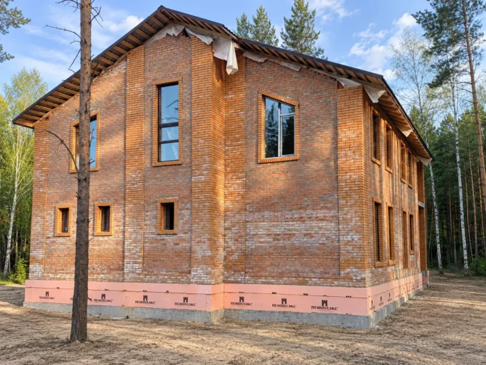 Кирпичный коттедж в микрорайоне Юбилейный