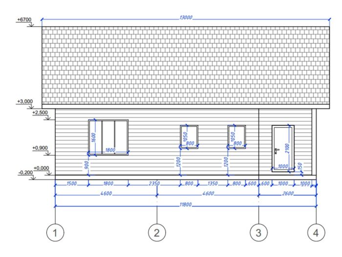 Дом из бруса 99,6 м², 1 этаж — строительство в Томске