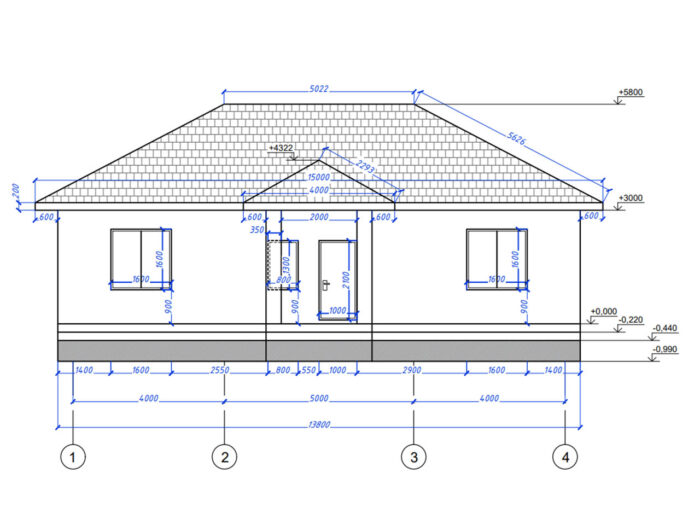Дом из газобетона 114,5 м², 1 этаж — строительство в Томске
