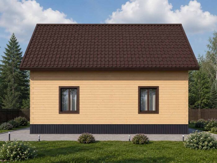 Дом из бруса 170,3 м², 2 этажа — строительство в Томске