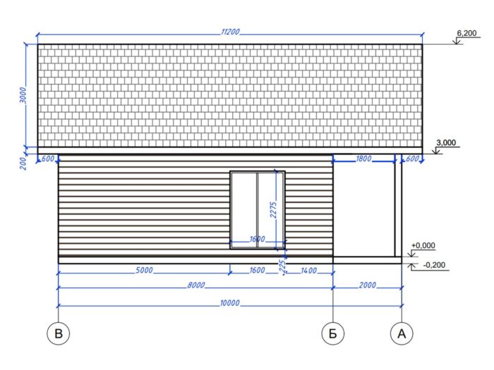 Дом из бруса 55,4 м², 1 этаж — строительство в Томске