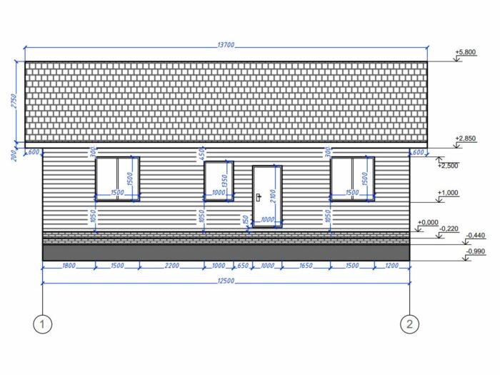Дом из бруса 80,1 м², 1 этаж — строительство в Томске