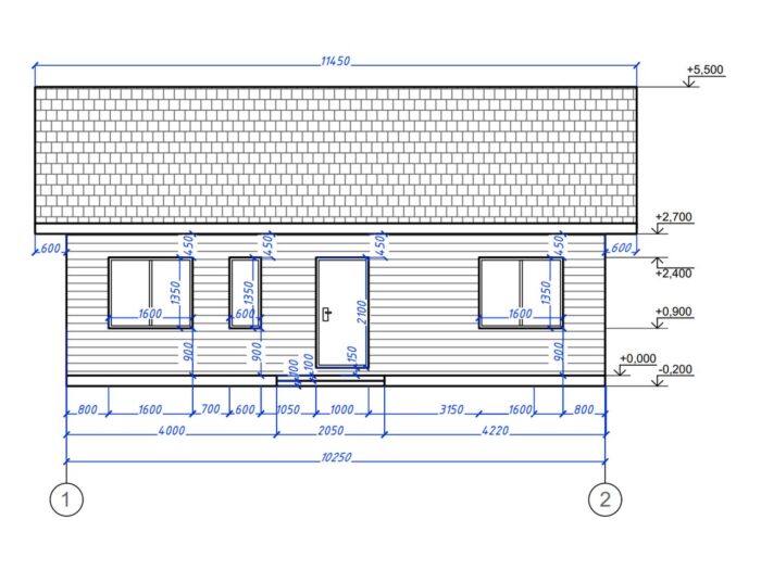 Дом из бруса 85,1 м², 1 этаж — строительство в Томске