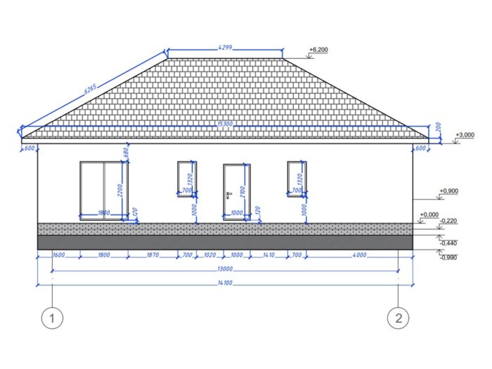 Дом из кирпича 102,5 м², 1 этаж — строительство в Томске