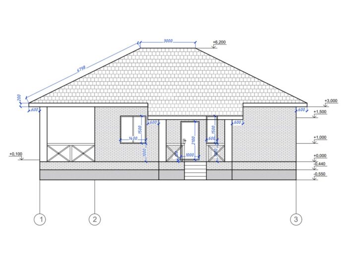 Дом из кирпича 137 м², 1 этаж — строительство в Томске