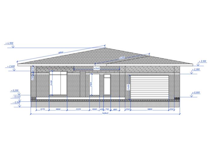 Дом из кирпича 211,1 м², 1 этаж — строительство в Томске