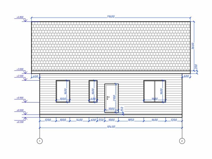 Дом из бруса 93,8 м², 2 этажа — строительство в Томске