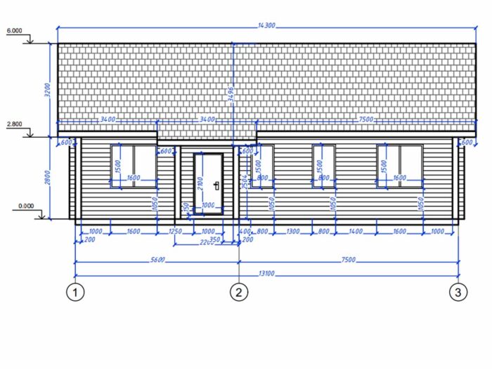 Дом из бруса 123,7 м², 1 этаж — строительство в Томске