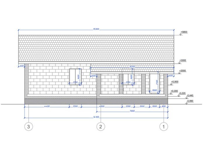 Дом из газобетона 156,5 м², 1 этаж — строительство в Томске