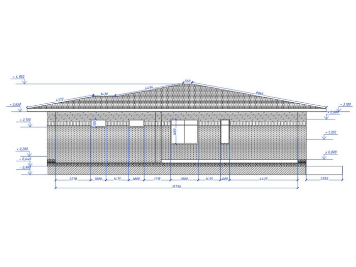Дом из кирпича 211,1 м², 1 этаж — строительство в Томске