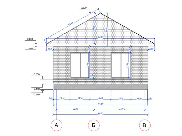 Дом из кирпича 88,8 м², 1 этаж — строительство в Томске