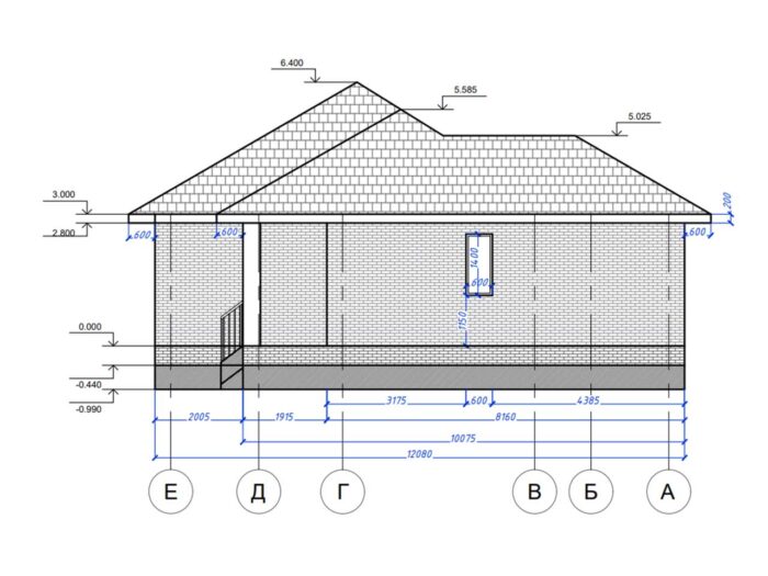 Дом из кирпича 111,1 м², 1 этаж — строительство в Томске