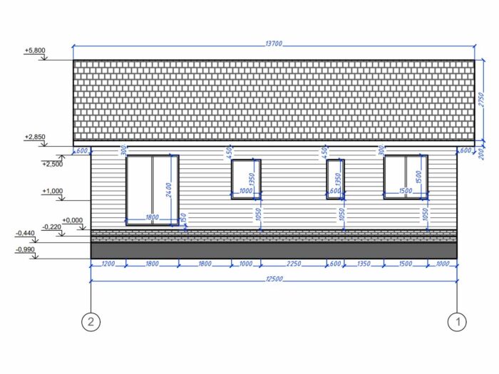 Дом из бруса 80,1 м², 1 этаж — строительство в Томске