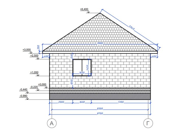 Дом из газобетона 124,7 м², 1 этаж — строительство в Томске
