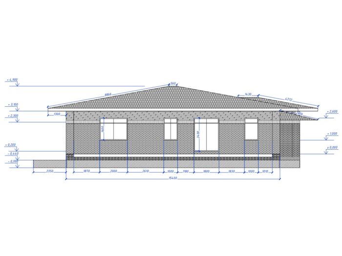 Дом из газобетона 211,1 м², 1 этаж — строительство в Томске
