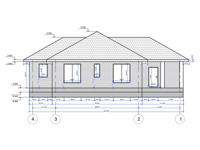 Дом из кирпича 111,1 м², 1 этаж — строительство в Томске