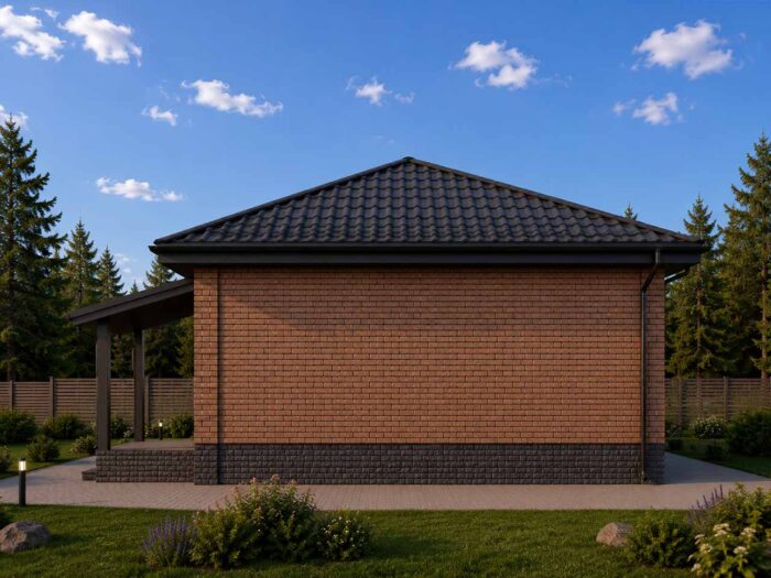 Дом из кирпича 109 м², 1 этаж — строительство в Томске