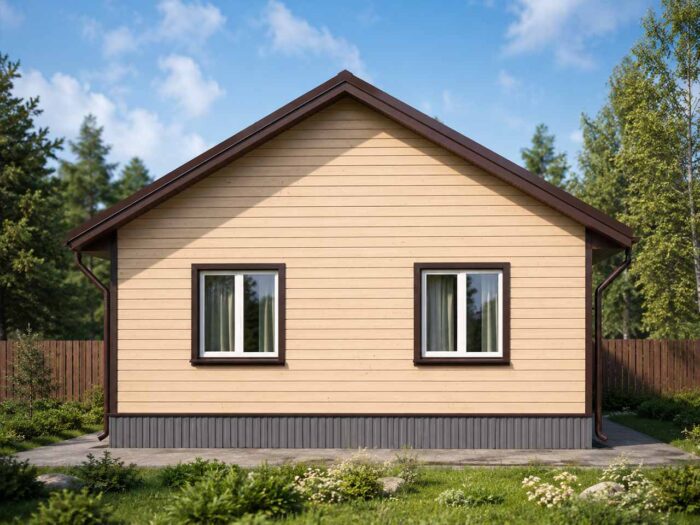 Дом из бруса 104,2 м², 1 этаж — строительство в Томске