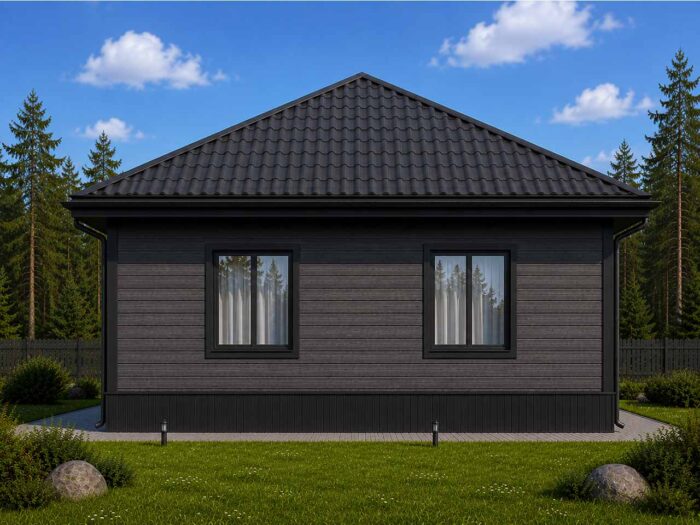 Дом из бруса 60,1 м², 1 этаж — строительство в Томске