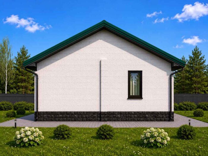 Дом из газобетона 65,3 м², 1 этаж — строительство в Томске