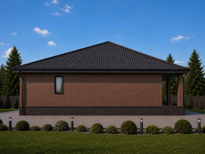 Дом из кирпича 182,4 м², 1 этаж — строительство в Томске