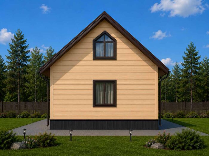Дом из бруса 93,8 м², 2 этажа — строительство в Томске