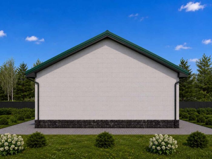 Дом из газобетона 65,3 м², 1 этаж — строительство в Томске