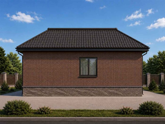 Дом из кирпича 88,8 м², 1 этаж — строительство в Томске