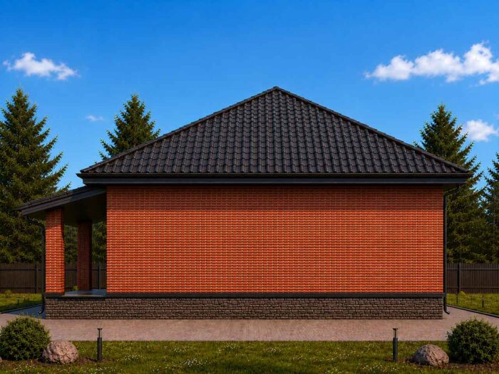 Дом из кирпича 99,3 м², 1 этаж — строительство в Томске