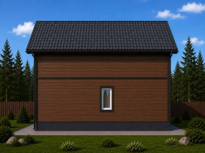 Дом из бруса 123,6 м², 2 этажа — строительство в Томске