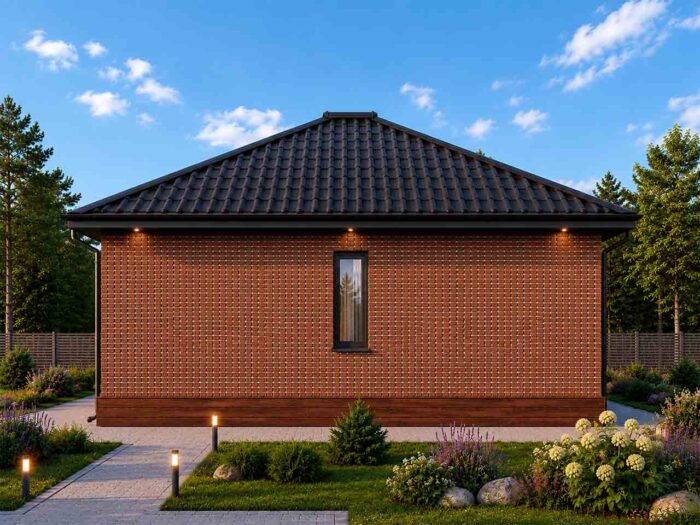 Дом из кирпича 109,8 м², 1 этаж — строительство в Томске