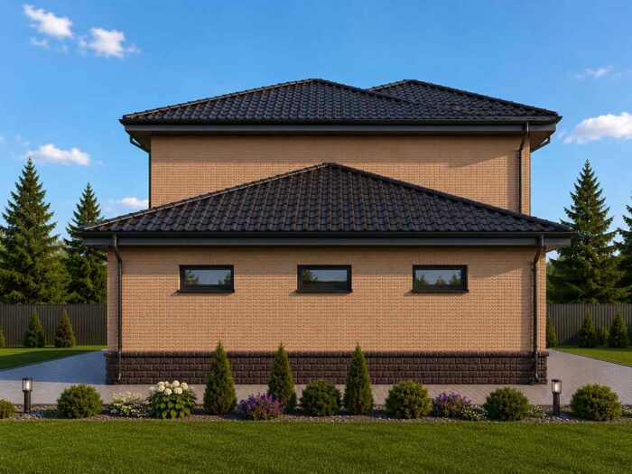 Дом из кирпича 213,7 м², 2 этажа — строительство в Томске