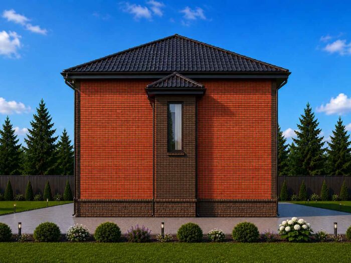 Дом из кирпича 242 м², 2 этажа — строительство в Томске